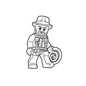 coloriage indiana jones lego